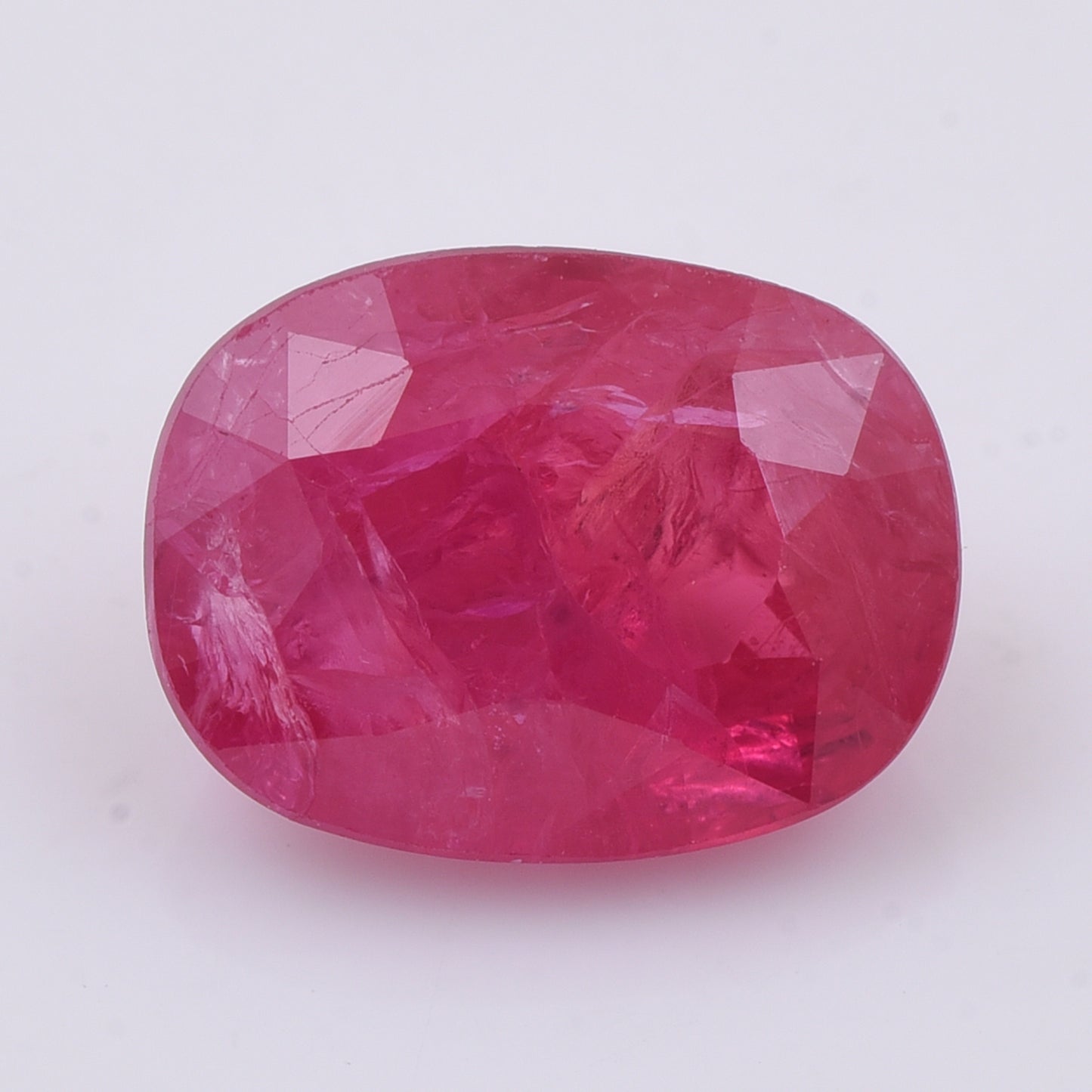 2.35 Natural Corundum Ruby Rectangular Cushion Mixed Cut Gemstone
