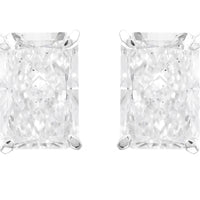 4.02 Carats Lab Grown Diamond 14K Gold Earrings