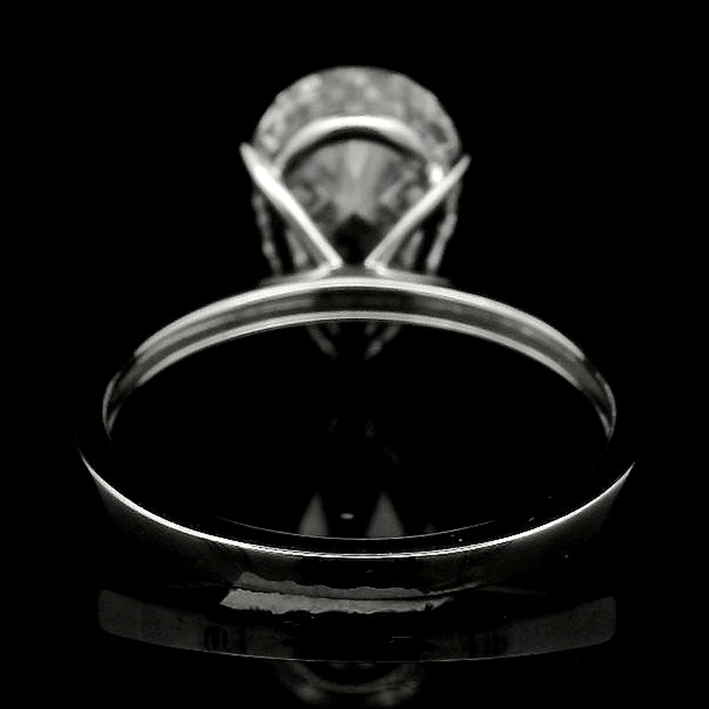 3.05 Carats Lab Grown Diamond 14K Gold Ring