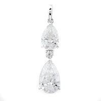3.16 Carats Lab Grown Diamond 14K Gold Pendant