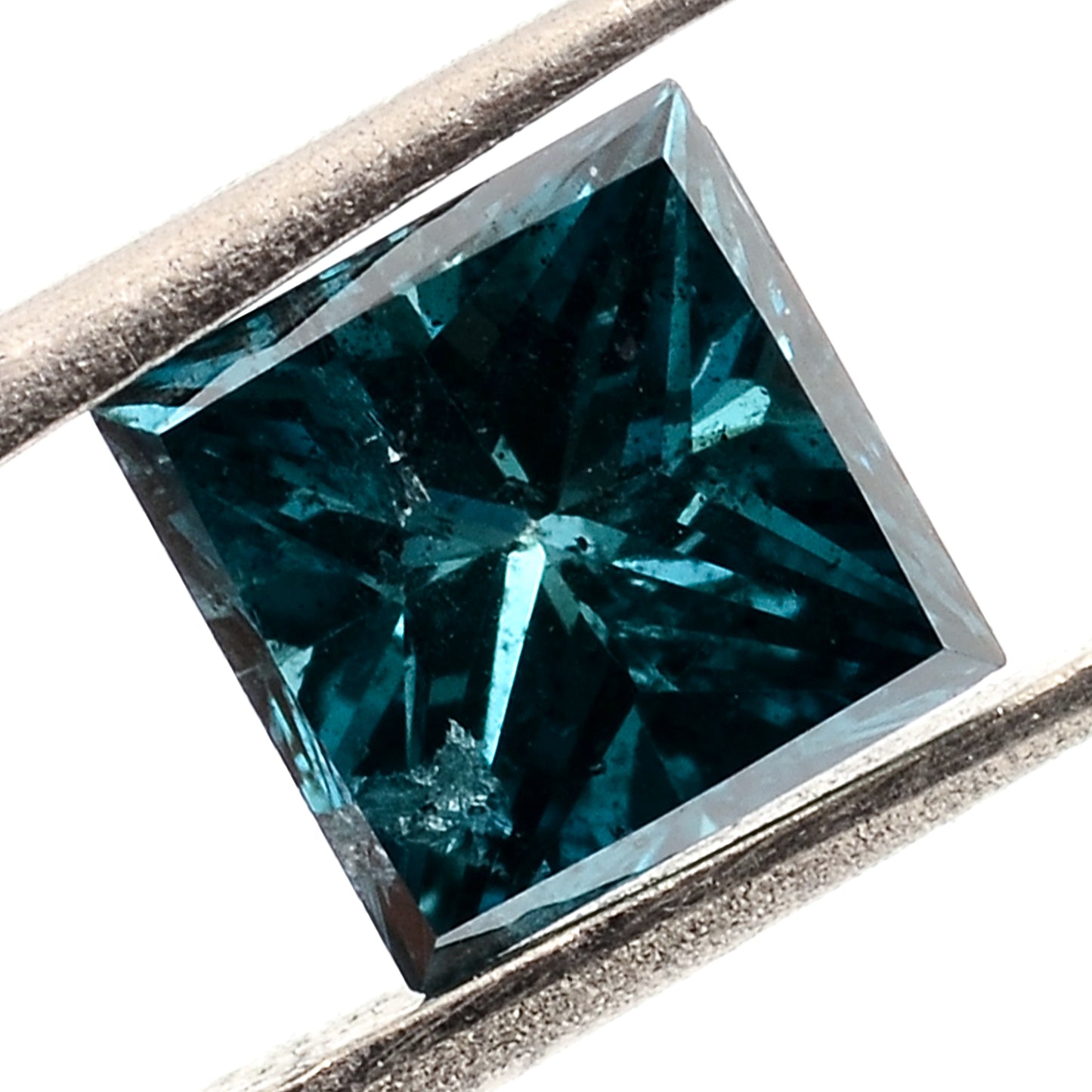 0.61 Blue Diamond Sqaure Loose Gemstone