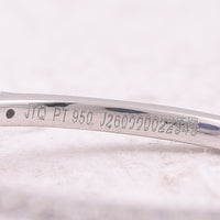 1.41 Ct Oval Mixed Cut Natural Sapphire 950 Platinum Ring