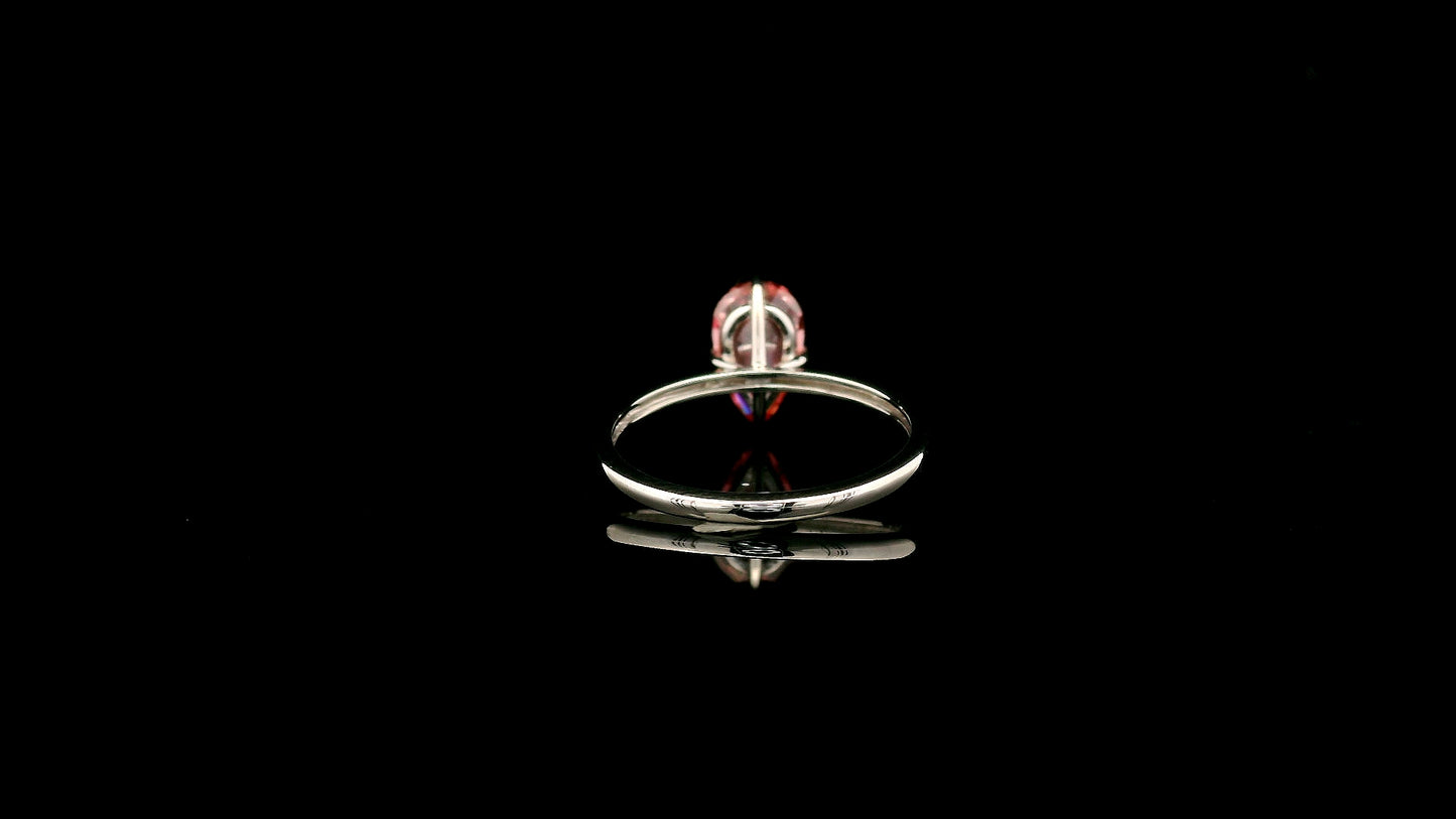 1.50 Carats Pink Lab Grown Diamond 14K Gold Ring