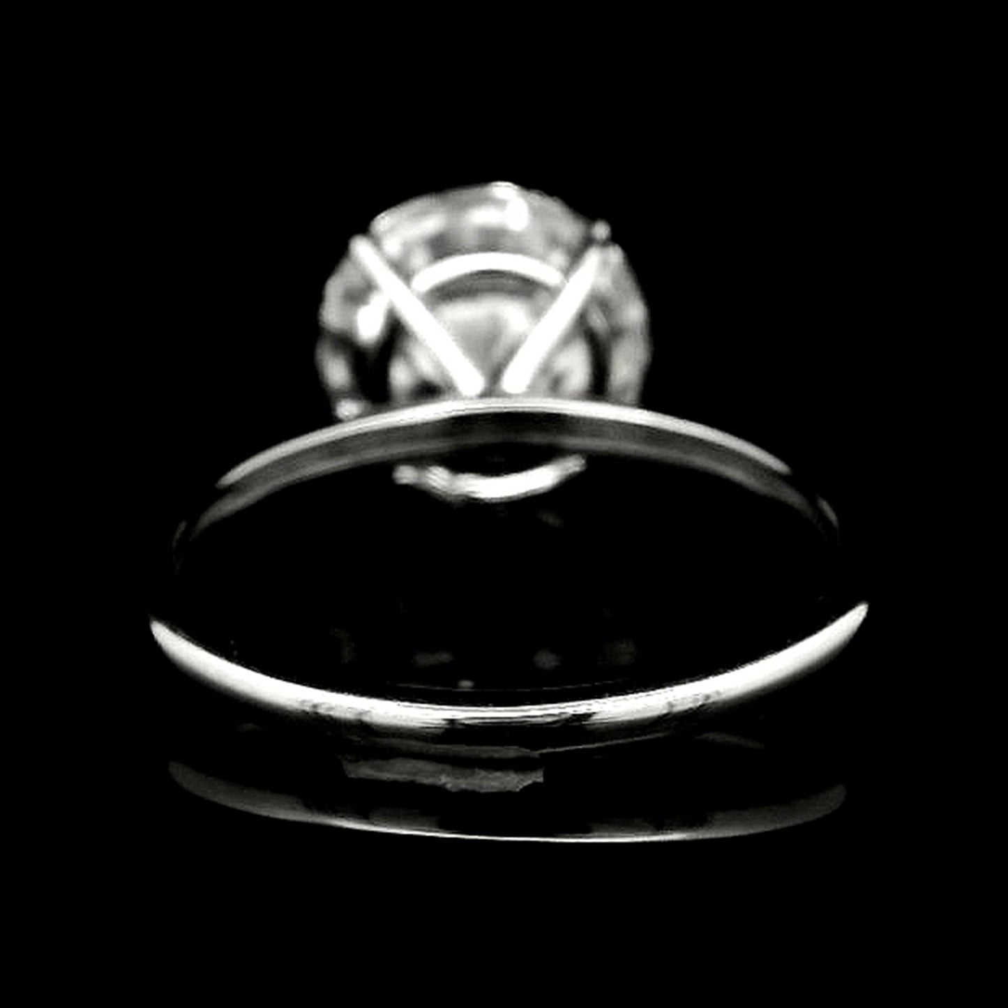 3.50 Carats Lab Grown Diamond 14K Gold Ring