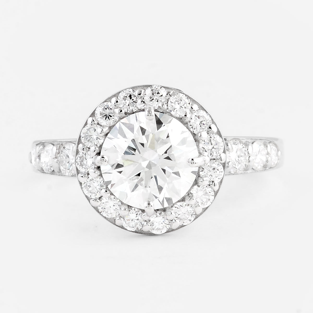 2.24 Carats Lab Grown Diamond 14K Gold Ring