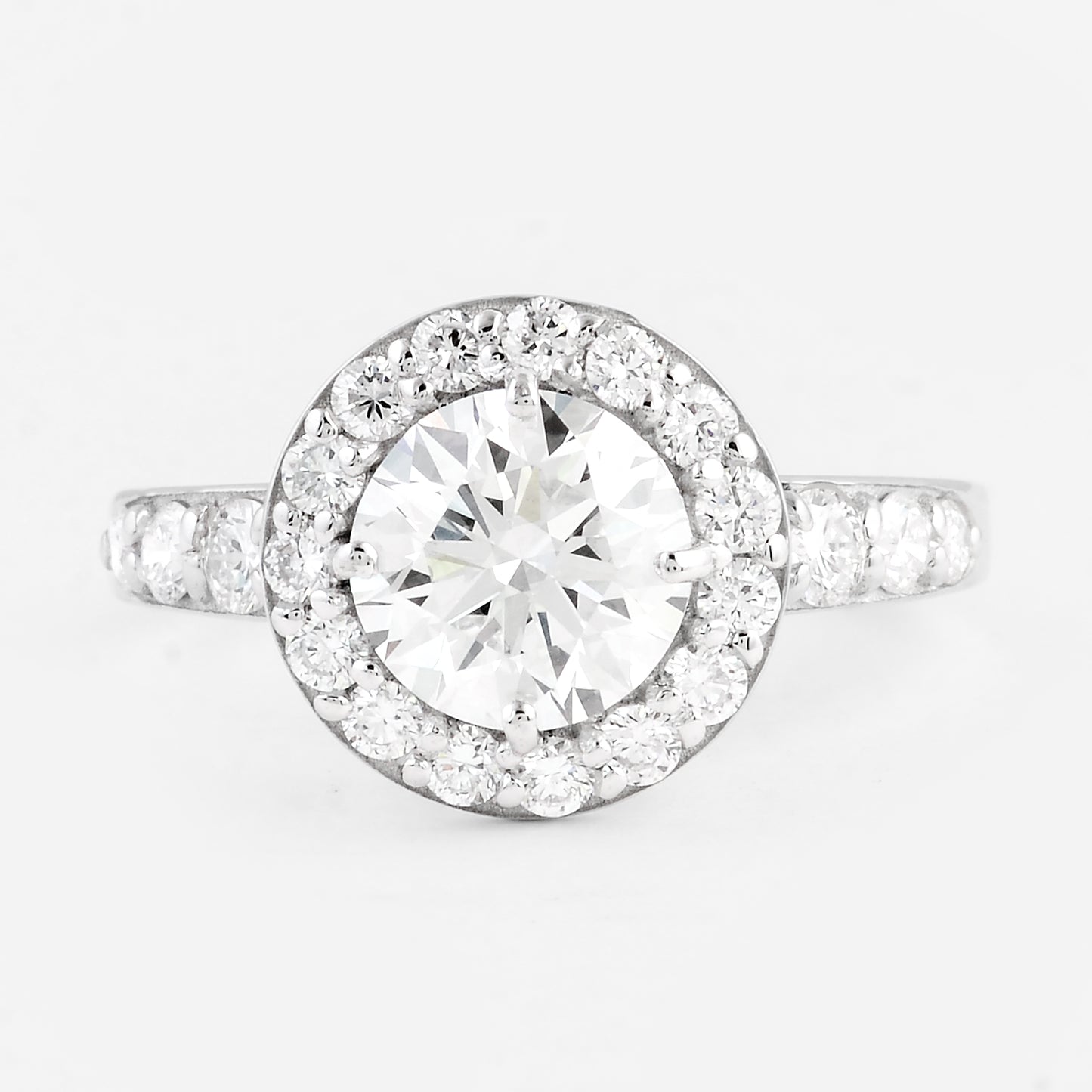 2.24 Carats Lab Grown Diamond 14K Gold Ring