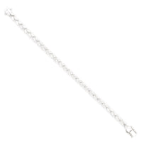 6.43 Carats Lab Grown Diamond 14K Gold Bracelet