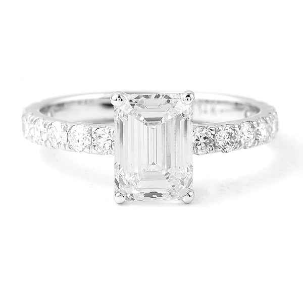 2.55 Carats Lab Grown Diamond 14K Gold Ring