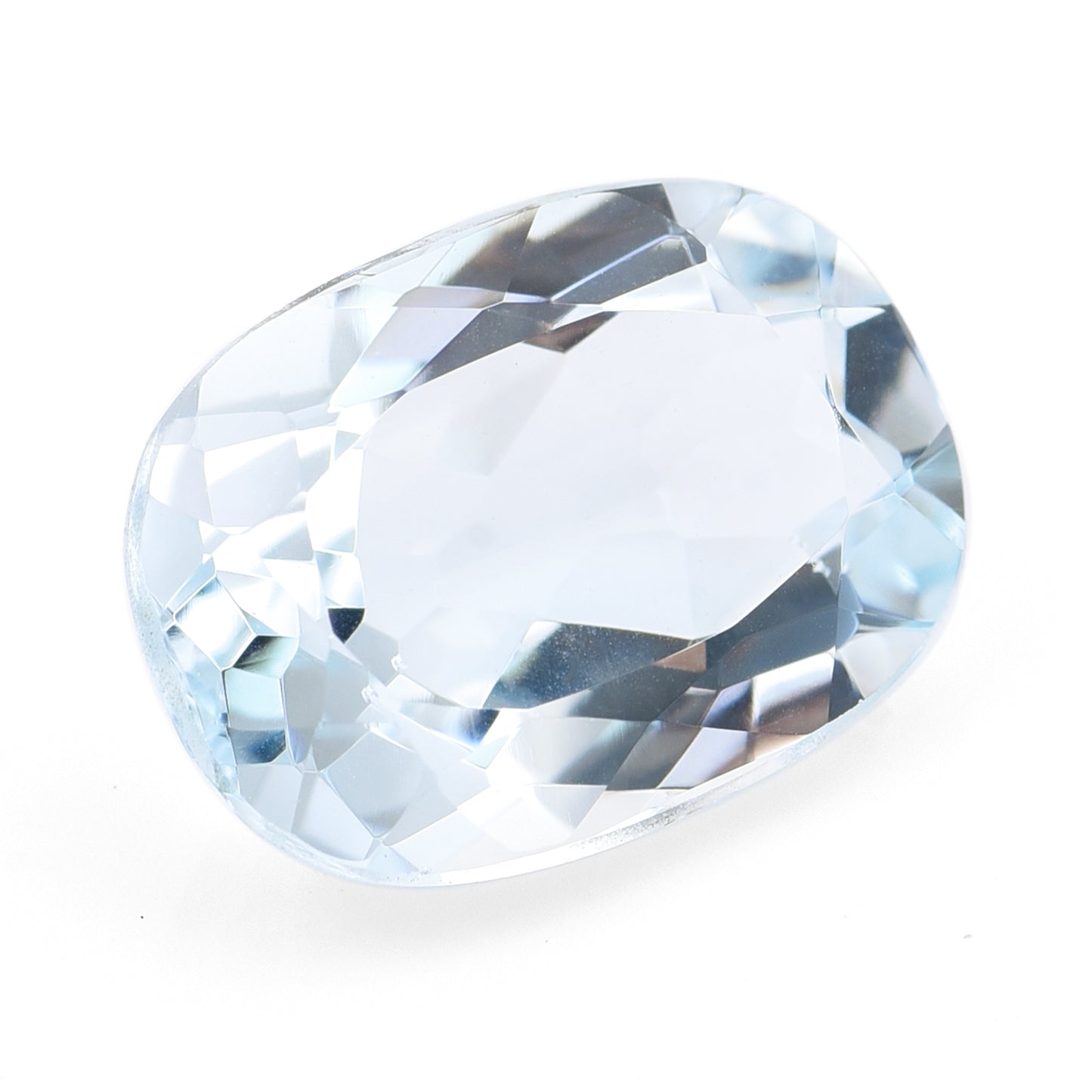 5.64 Natural Beryl Aquamarine Rectangular Cushion Mixed Cut Gemstone