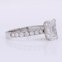 2.34 Carats Lab Grown Diamond 950 Platinum Ring