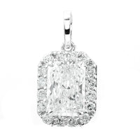 2.37 Carats Lab Grown Diamond 14K Gold Pendant