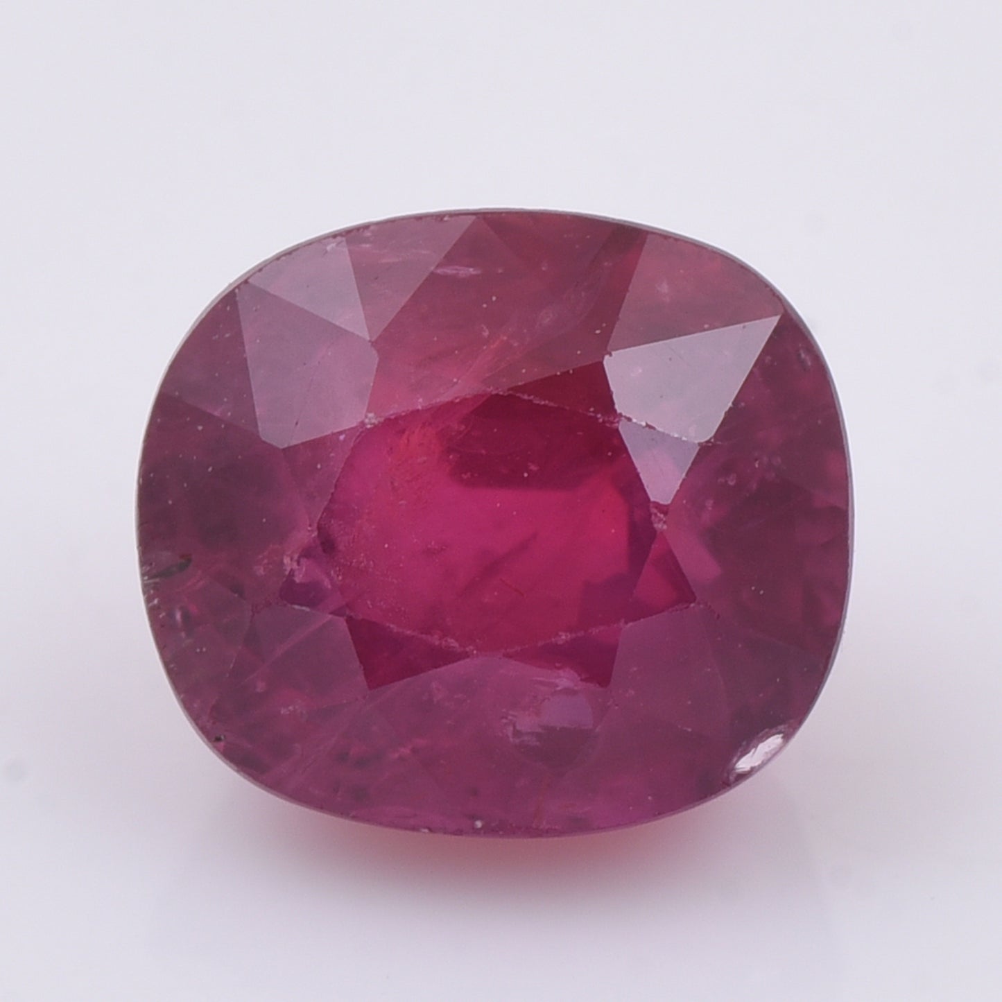 2.66 Natural Corundum Ruby Rectangular Cushion Mixed Cut Gemstone