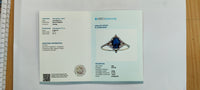 1.76 Ct Oval Mixed Cut Natural Sapphire 14K Gold Ring