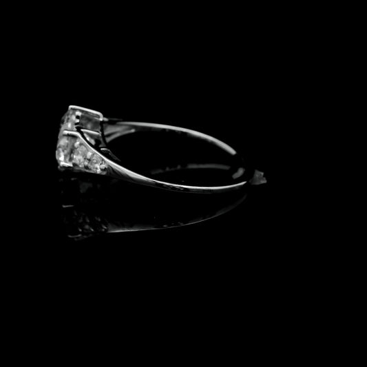 1.69 Ct Round Lab Grown Diamond 14K Gold Ring