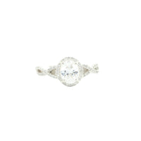 6.51 Ct Cubic Zirconia 925 Sterling Silver Ring