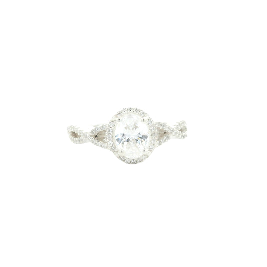 6.51 Ct Cubic Zirconia 925 Sterling Silver Ring