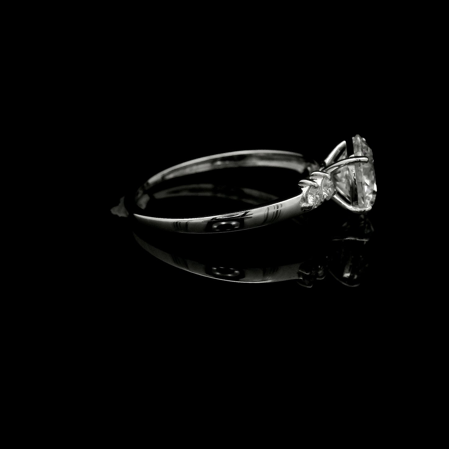 1.66 Ct Round Lab Grown Diamond 14K Gold Ring