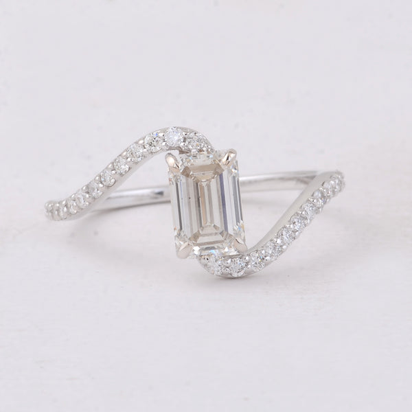 1.33 Carats Lab Grown Diamond 14K Gold Ring