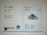 2.58 Ct Oval Cabochon Cut Natural Tanzanite 14K Gold Ring