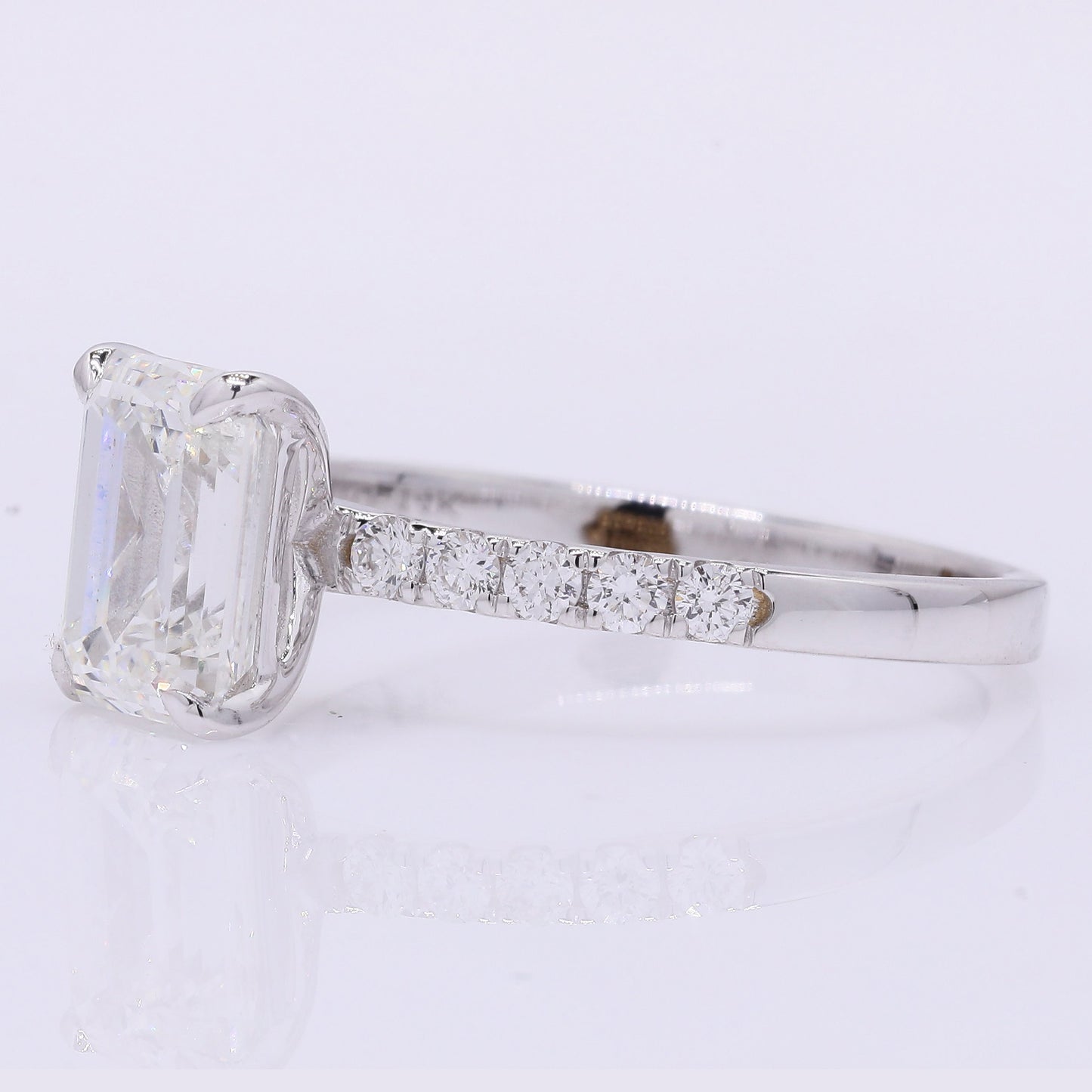 2.17 Carats Lab Grown Diamond 14K Gold Ring