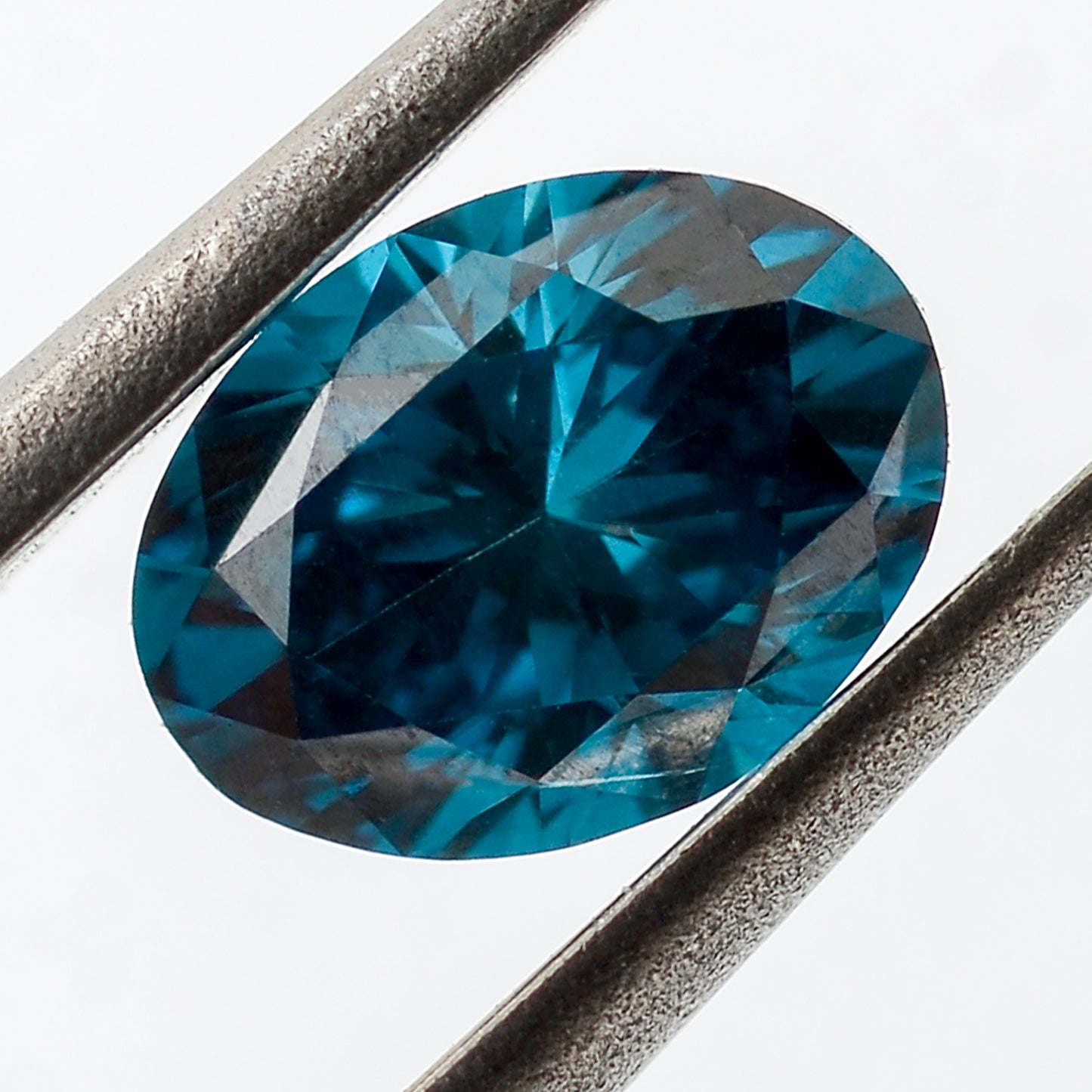 0.37 Blue Diamond Oval Loose Diamond