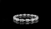 17.45 Carats Lab Grown Diamond 14K Gold Bracelet