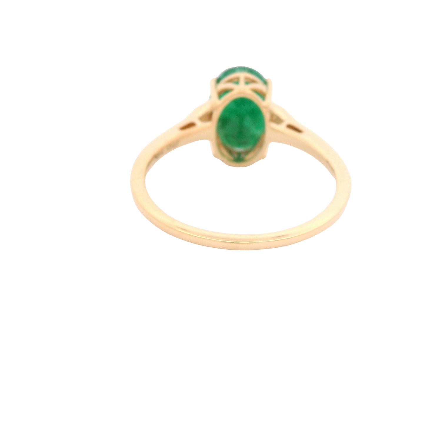 1.91 Ct Oval Emerald 14K Gold Ring