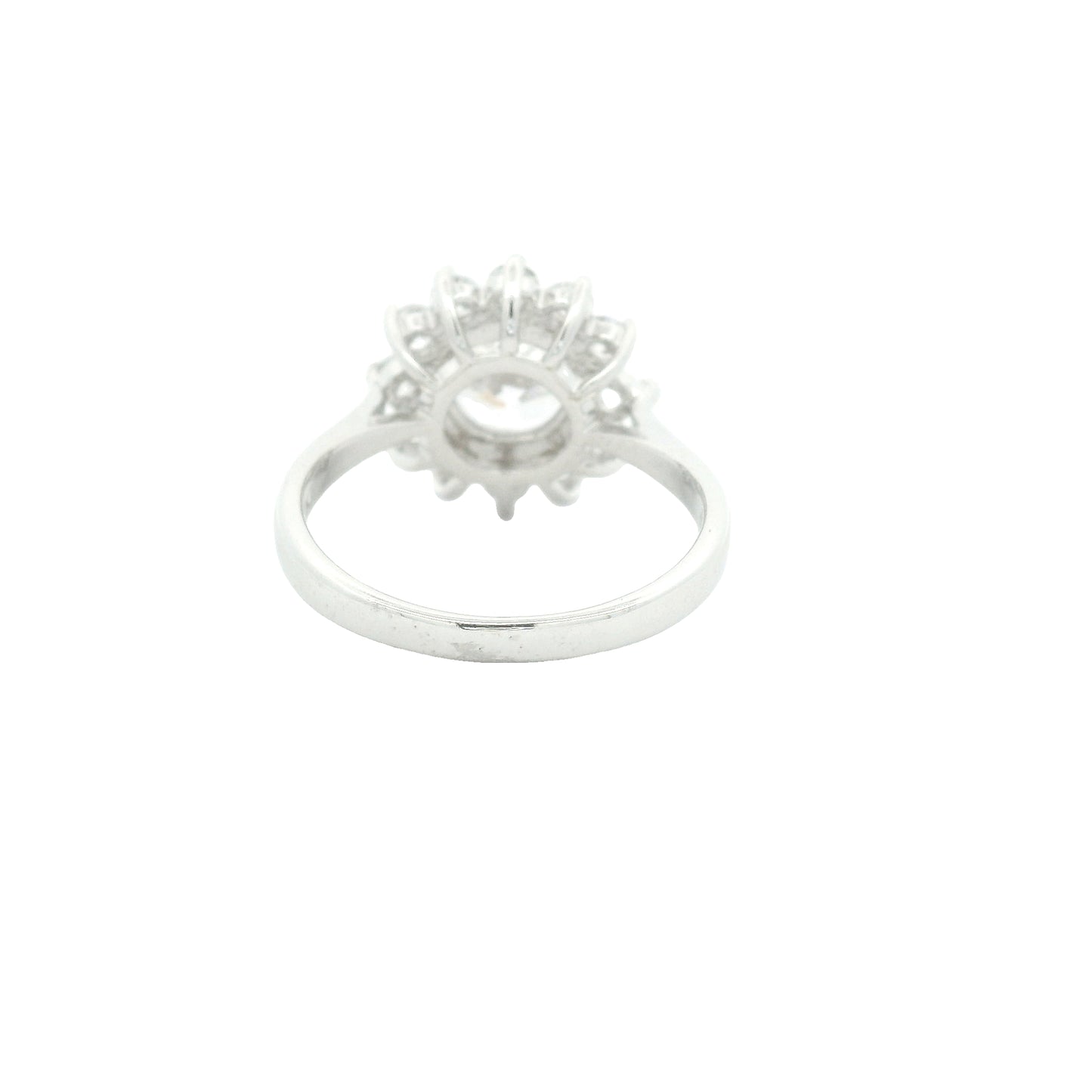 4.22 Ct Cubic Zirconia 925 Sterling Silver Ring