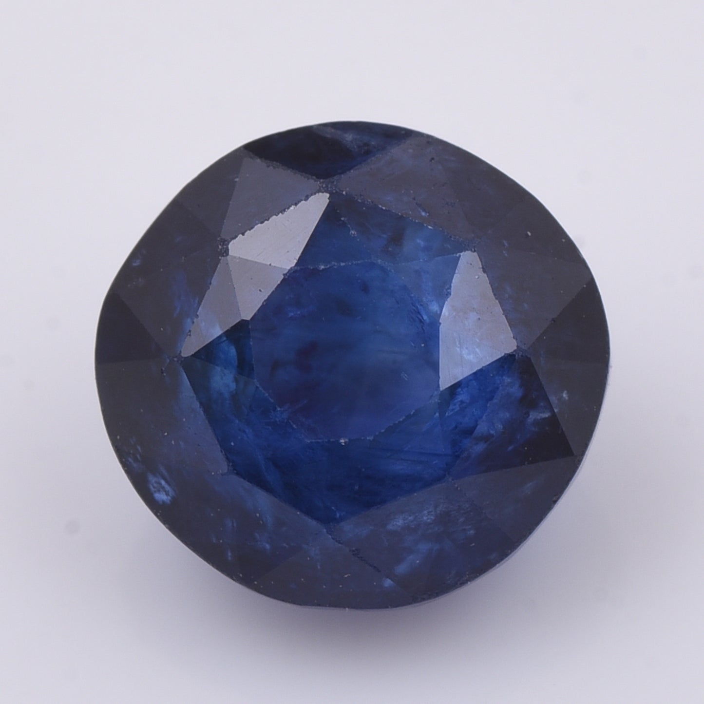 2.73 Natural Corundum Sapphire Round Mixed Cut Gemstone