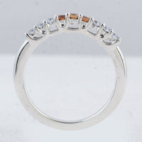 0.54 Ct Round Citrine 925 Sterling Silver Ring