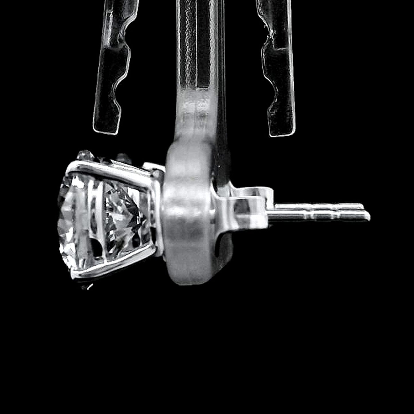 3.13 Carats Lab Grown Diamond 14K Gold Earrings