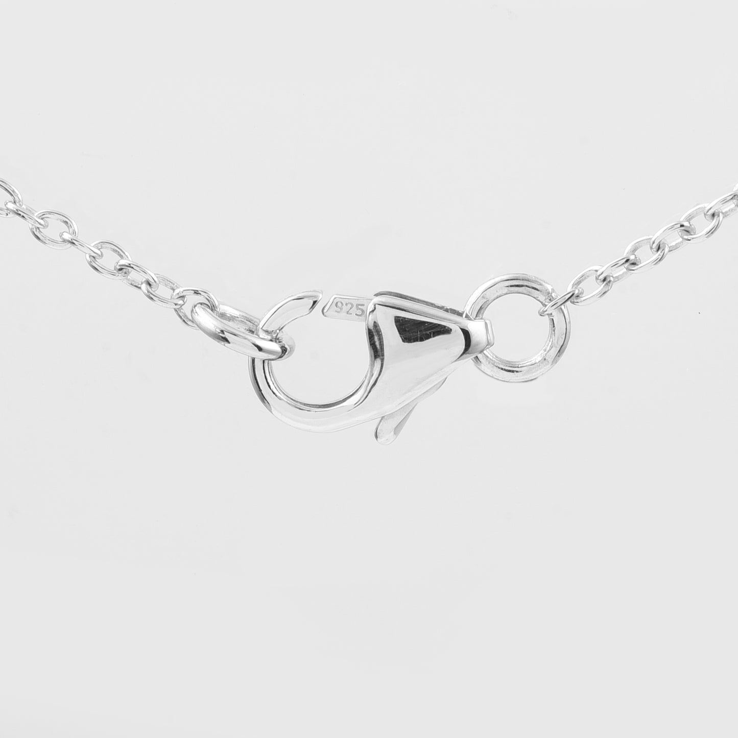 0.54 Ct Round Lab Grown Diamond 925 Silver Pendant