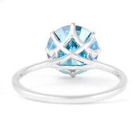 2.09 Carats Blue Lab Grown Diamond 14K Gold Ring