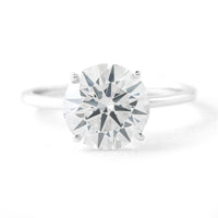 3.06 Carats Lab Grown Diamond 14K Gold Ring