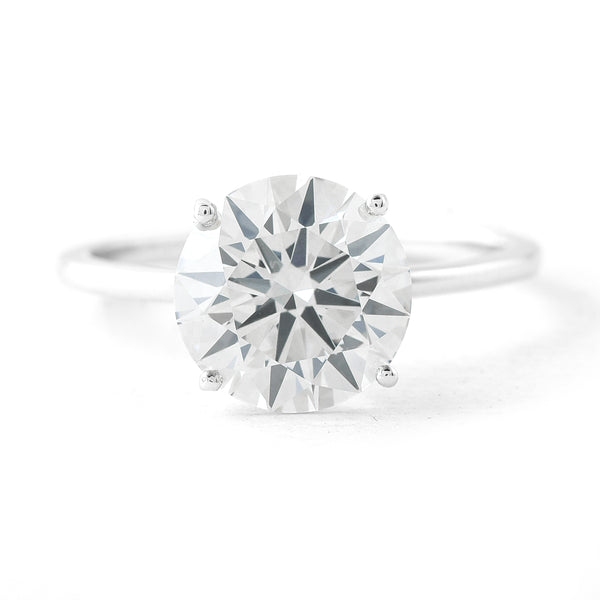 3.06 Carats Lab Grown Diamond 14K Gold Ring