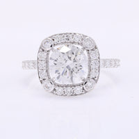 2.85 Carats Lab Grown Diamond 14K Gold Ring
