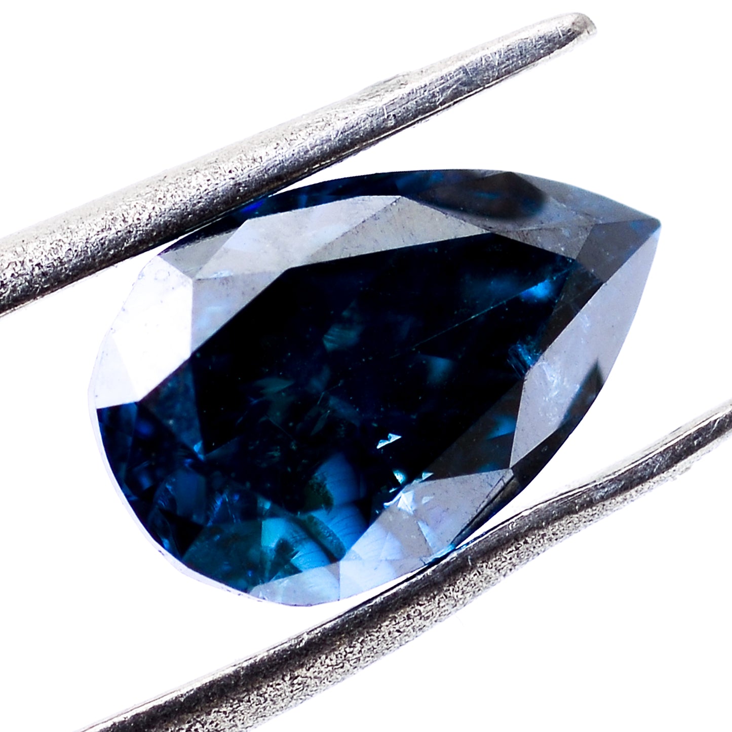 0.7 Blue Diamond Cushion, Pear Loose Diamond
