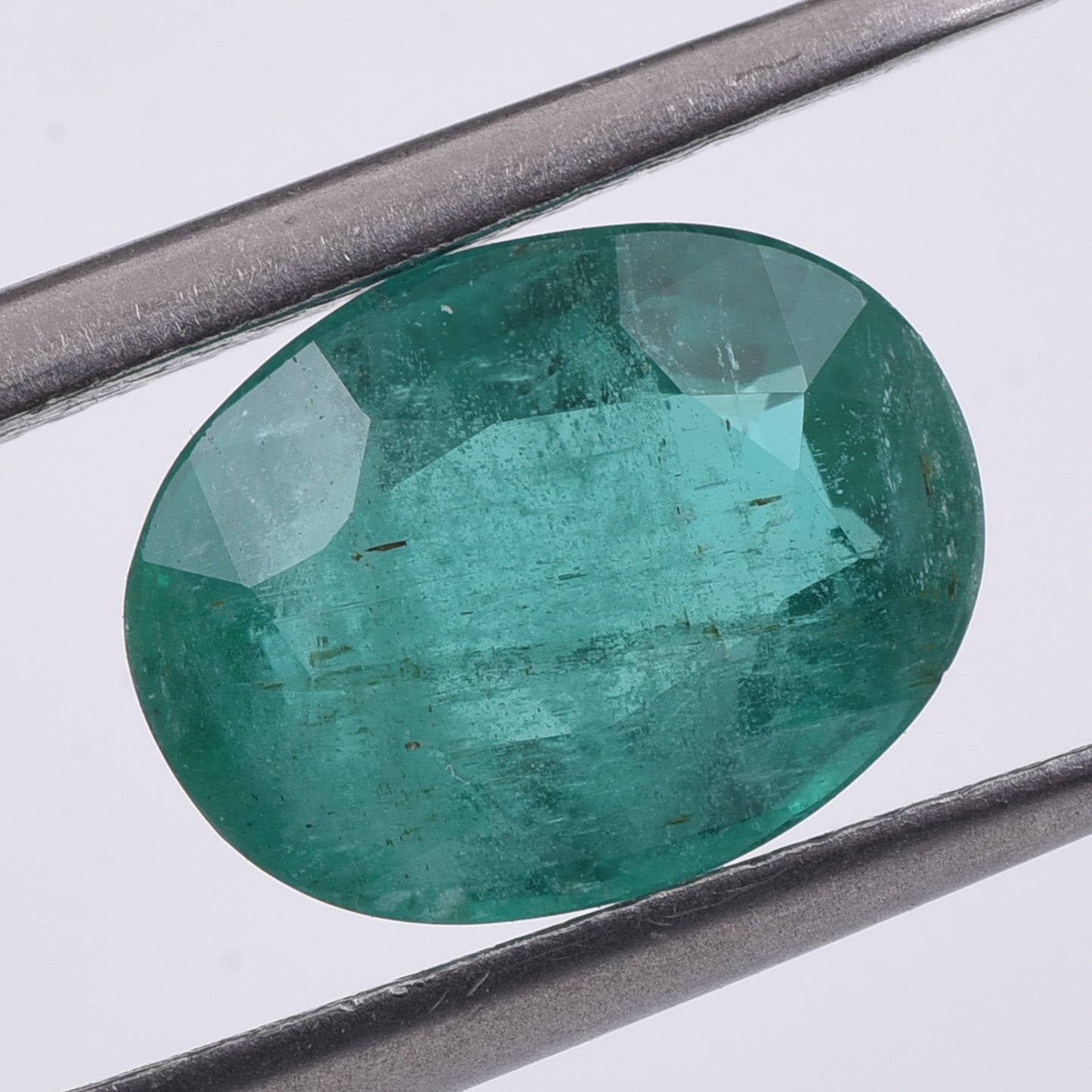 2.63 Natural Beryl Emerald Oval Mixed Cut Gemstone