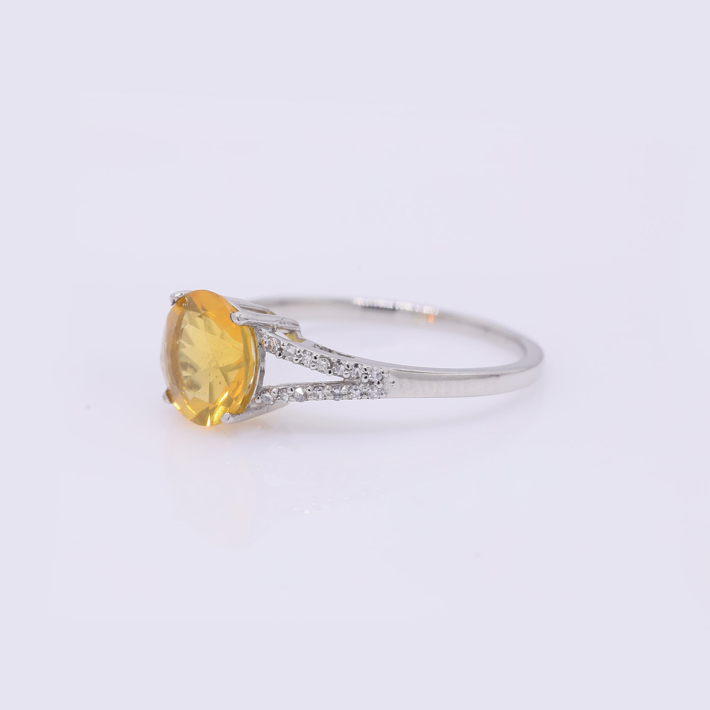 1.30 Ct Round Mixed Cut Natural Fire Opal 950 Platinum Ring