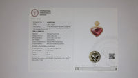 3.44 Ct Pear Cabochon Natural Tourmaline 14K Gold Pendant