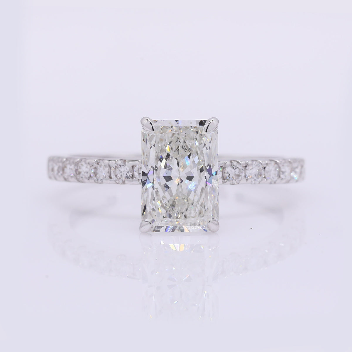 2.18 Carats Lab Grown Diamond 14K Gold Ring
