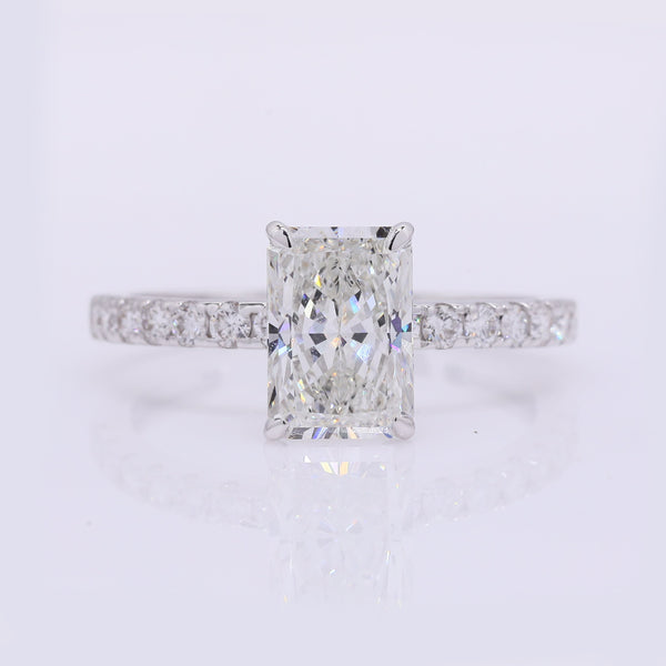 2.18 Carats Lab Grown Diamond 14K Gold Ring