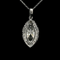 2.45 Carats Lab Grown Diamond 14K Gold Pendant