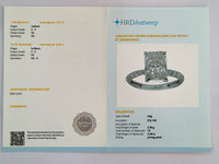 3.40 Carats Lab Grown Diamond 14K Gold Ring