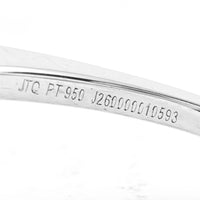 2.57 Ct Triangle Mixed Cut Natural Tourmaline 950 Platinum Ring