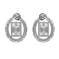 4.96 Carats Lab Grown Diamond 14K Gold Earrings