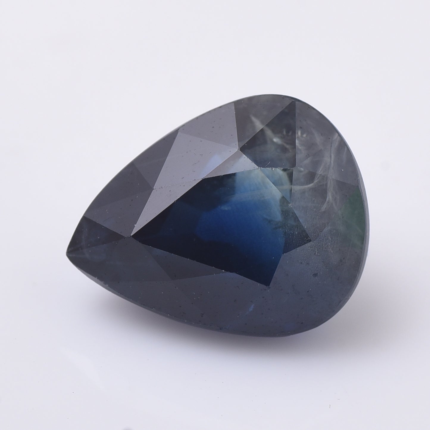 5.9 Natural Corundum Sapphire Pear Mixed Cut Gemstone