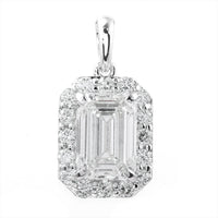 2.27 Carats Lab Grown Diamond 14K Gold Pendant
