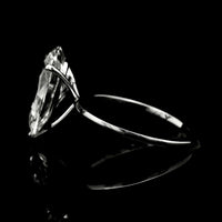 4.00 Carats Lab Grown Diamond 14K Gold Ring