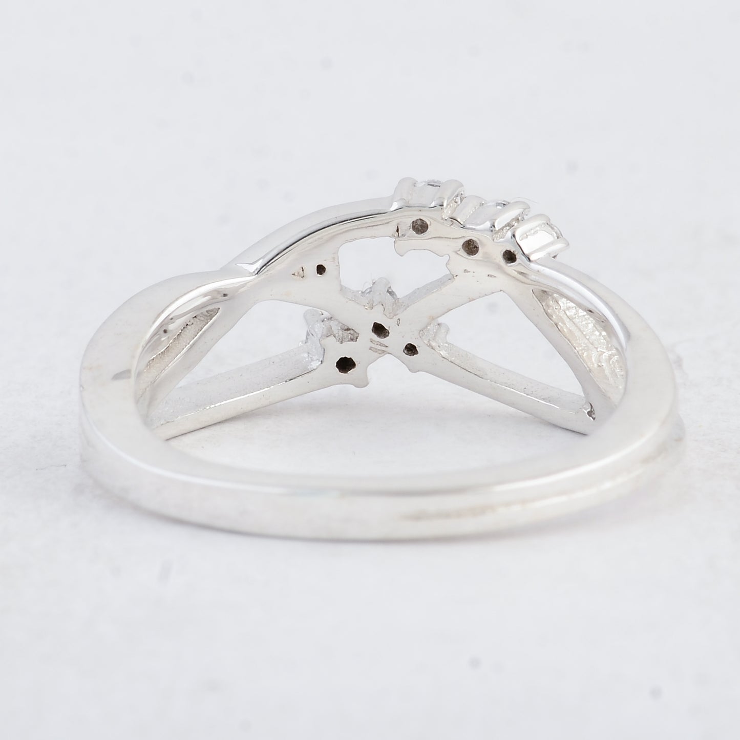 0.31 Ct Round Cubic Zirconia 925 Sterling Silver Ring